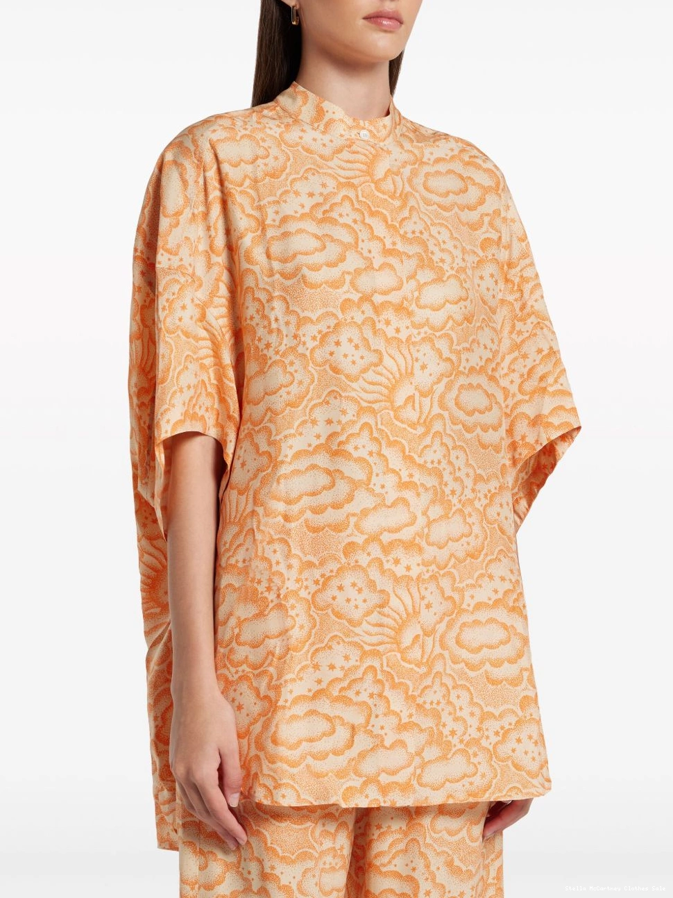 Cheap shirt Stella cloud-print McCartney tunic Women 0425
